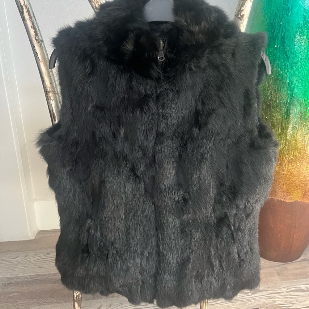Reversible Black Vest